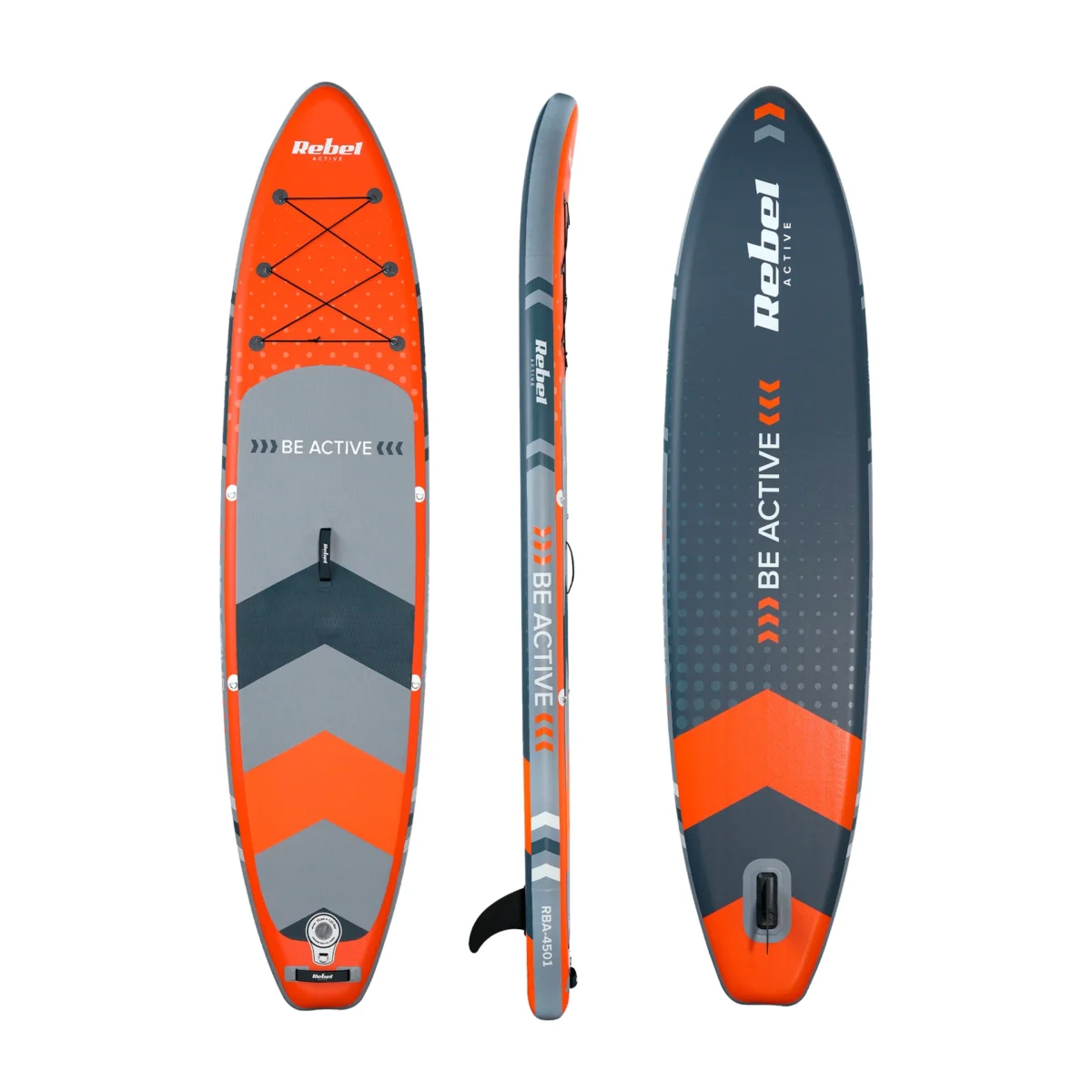 Надувна дошка Rebel SUP з сидінням для плавання, RBA-4501-OR 350 см