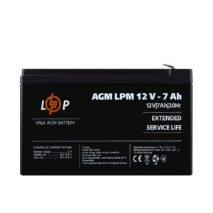 Акумулятор AGM LogicPower LPM 12V 7 Ah