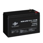Акумулятор AGM LogicPower LPM 12V 7.5 Ah - Зображення 4