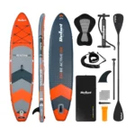 Надувна дошка Rebel SUP з сидінням для плавання, RBA-4501-OR 350 см