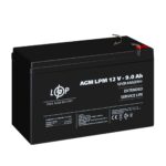 Акумулятор AGM LogicPower LPM 12V 9 Ah - Зображення 4