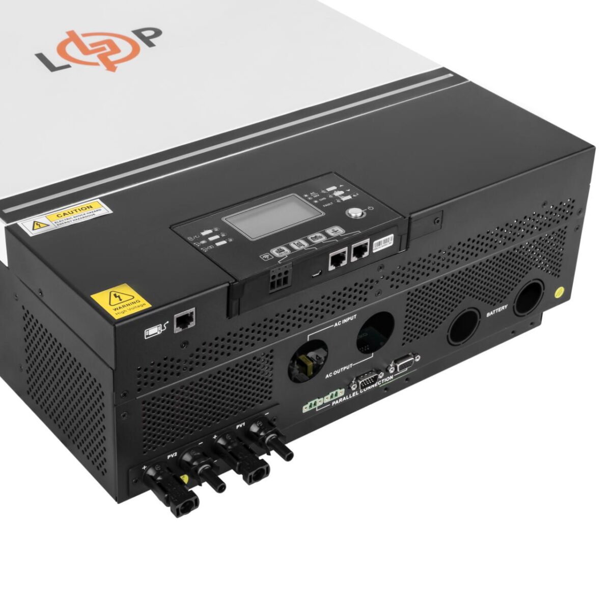 Гібридний сонячний інвертор ДБЖ LPW-HY-MAX-8000VA 8000Вт 48V 80A MPPT 90-450V Уцінка - Зображення 4