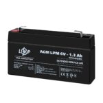 Акумулятор AGM LogicPower LPM 6V 1.3 Ah - Зображення 3