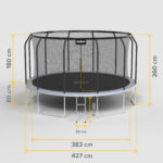 Батут Rebel RBA-8004 Active PRO 14ft/427cm - Зображення 8