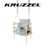 Дитяча гойдалка Kruzzel NEW H18026 сіра до 25 кг - Зображення 2