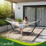 Гамак Gardlov 200x150 см на сталевому стелажі до 250 кг - Зображення 18