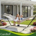 Гамак Gardlov 200x150 см на сталевому стелажі до 250 кг - Зображення 20
