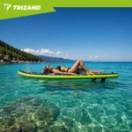 Надувний сапборд Trizand 27785 350 см з веслом, насосом та аксесуарами - Зображення 4