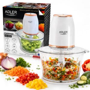 Подрібнювач зі скляною чашею Adler AD 4092 XXL 2L