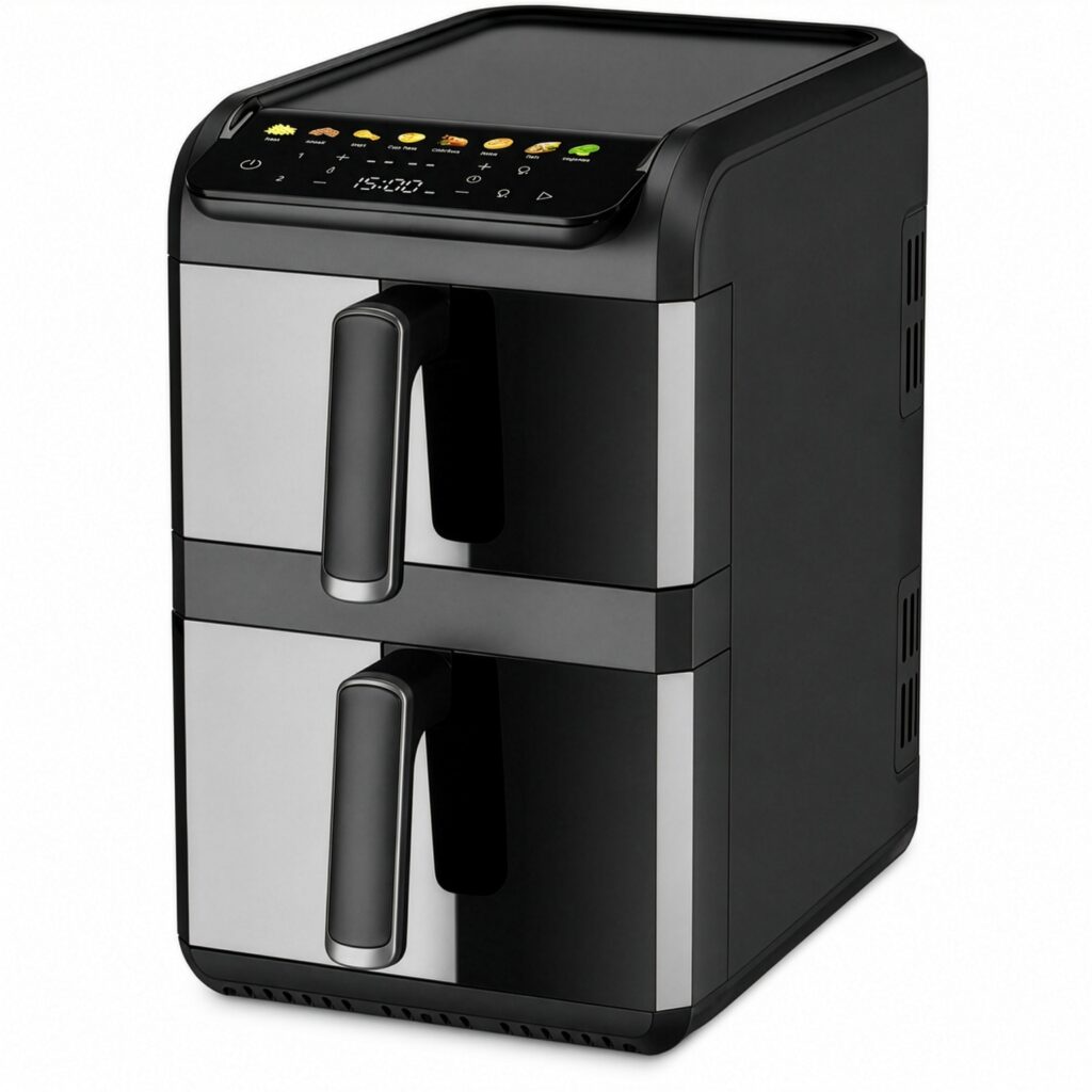 Аерофритюрниця на два кошики Adler AD 6325 10л (4л i 6л) 2700Вт
