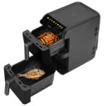 Аерофритюрниця Camry CR 6332 двокамерна фритюрниця 2700W 10L (4L i 6L)