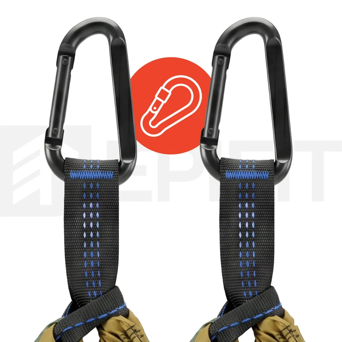 Гамак туристичний EPIFIT CALM300 114261, двомісний, хакі-зелений, до 200 кг - Зображення 6