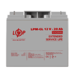 Акумулятор гелевий LPM-GL 12V 20 Ah