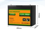 Акумулятор LiFePO4 12.8V 100Ah ECO-WORTHY Bluetooth