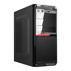 Комп'ютерний корпус LogicPower LP 2111 400W 8 см black case chassis cover 2 x USB 2.0 1 x USB 3.0