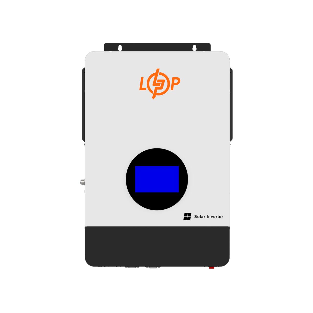 6e41689a9b9e79106a0f2769bd318 Гібридний інвертор LogicPower GY-3.6K with WI-FI touch display - Зображення 1