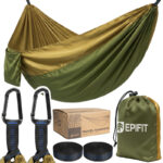 Гамак туристичний EPIFIT CALM300 114261, двомісний, хакі-зелений, до 200 кг
