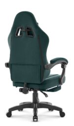 Геймерське комп'ютерне крісло Hell's Chair HC-1015 Green, велюр - Зображення 5