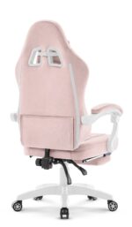 Геймерське комп'ютерне крісло Hell's Chair HC-1015 Pink, рожевий велюр - Зображення 4