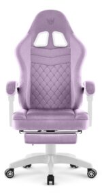 Геймерське комп'ютерне крісло Hell's Chair HC-1015 Purple, фіолетовий велюр - Зображення 2