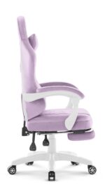 Геймерське комп'ютерне крісло Hell's Chair HC-1015 Purple, фіолетовий велюр - Зображення 3