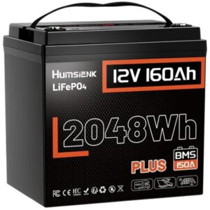 LiFePO4 акумулятор Humsienk PLUS 12V 160Ah 150A BMS