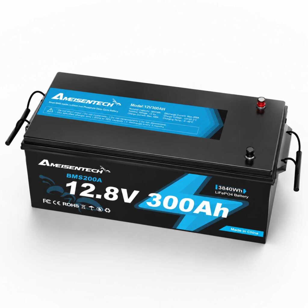Акумулятор LiFePO4 Ameisentech акумуляторна батарея 12V 300Ah з BMS