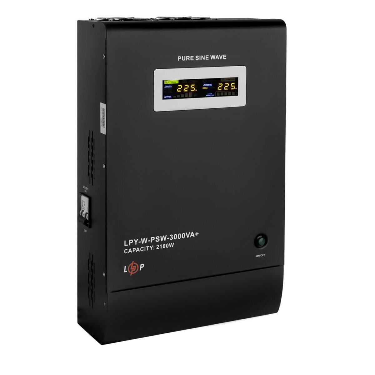 ДБЖ з правильною синусоїдою 48V LogicPower LPY-W-PSW-3000VA+2100Вт - Зображення 2