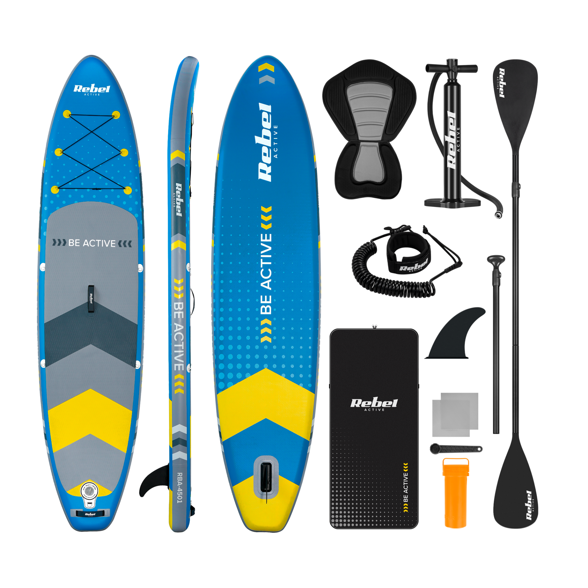 photo_2616500 SUP дошка Rebel Active RBA-4501-BL 350 см - Зображення 1