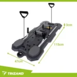 Дошка для пілатесу Trizand 26343 з LCD-лічильником - Зображення 2