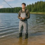 Водонепроникний рибальський напівкомбінезон Trizand 25895 46 розмір - Зображення 6