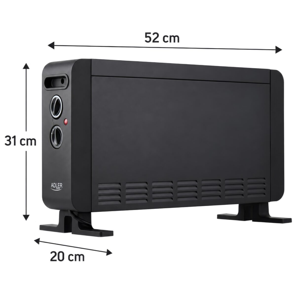 Конвектор обігрівач Adler AD 7764 800/1200/2000W