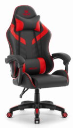 Геймерське комп'ютерне крісло Hell's Chair HC-1007 Red Black