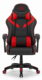 Геймерське комп'ютерне крісло Hell's Chair HC-1007 Red Black - Зображення 3