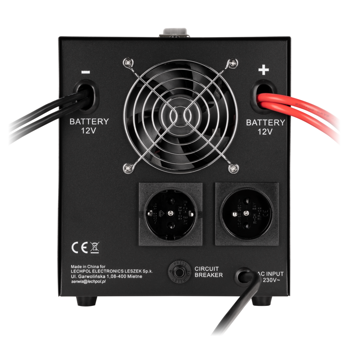 ДБЖ Rebel POWER-1500-LFP4 RB-4029 12V 230V 1500VA/1050W - Зображення 3