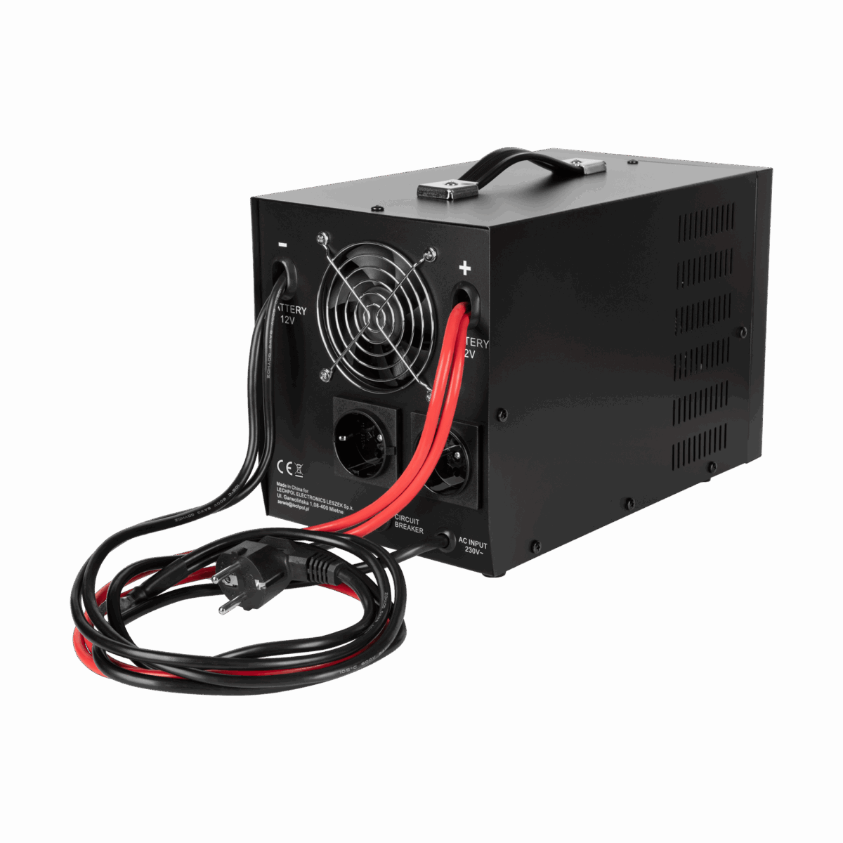 Аварійний блок живлення Rebel RB-4030 12V/230V 1200W - Зображення 2