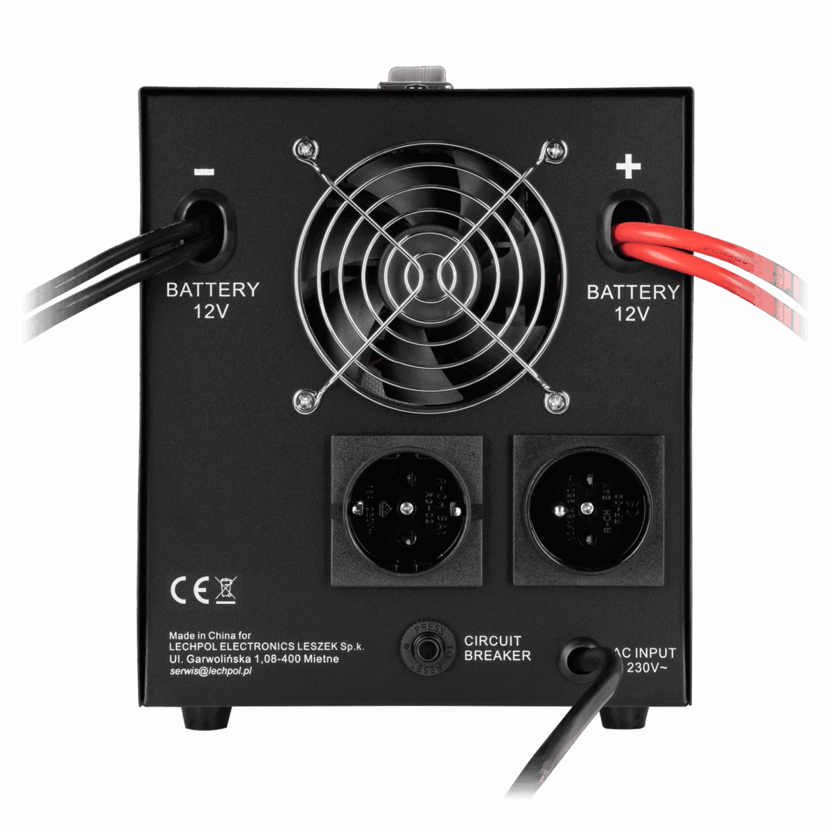 Аварійний блок живлення Rebel RB-4030 12V/230V 1200W - Зображення 3
