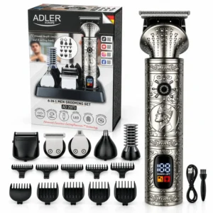 Тример Adler AD 2973 6в1 для бороди і вусів та тіла