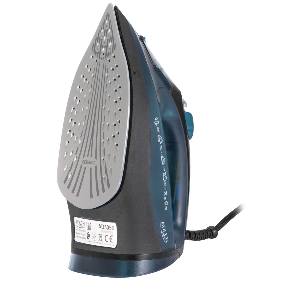 Праска Adler AD 5056 2200 W - керамічна стопа