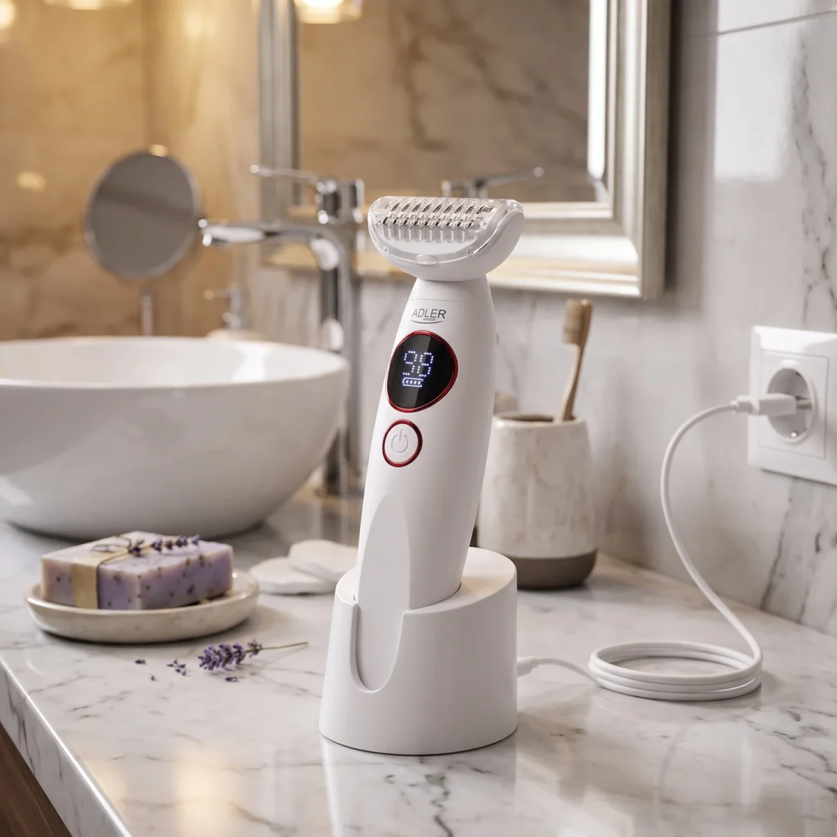 Тример жіночий Adler AD 2975 6-в-1 з IPX7 та USB-C - Зображення 12