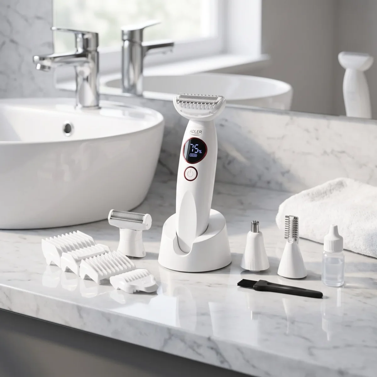 Тример жіночий Adler AD 2975 6-в-1 з IPX7 та USB-C - Зображення 13