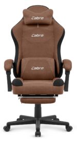 Геймерське комп'ютерне крісло Cabro C510 Brown замша - Зображення 2