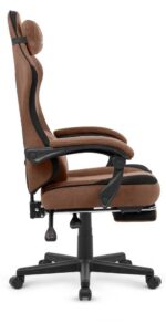 Геймерське комп'ютерне крісло Cabro C510 Brown замша - Зображення 3