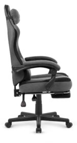 Геймерське комп'ютерне крісло Cabro C510 Dark grey замша - Зображення 3