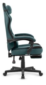 Геймерське комп'ютерне крісло Cabro C510 Green замша - Зображення 3