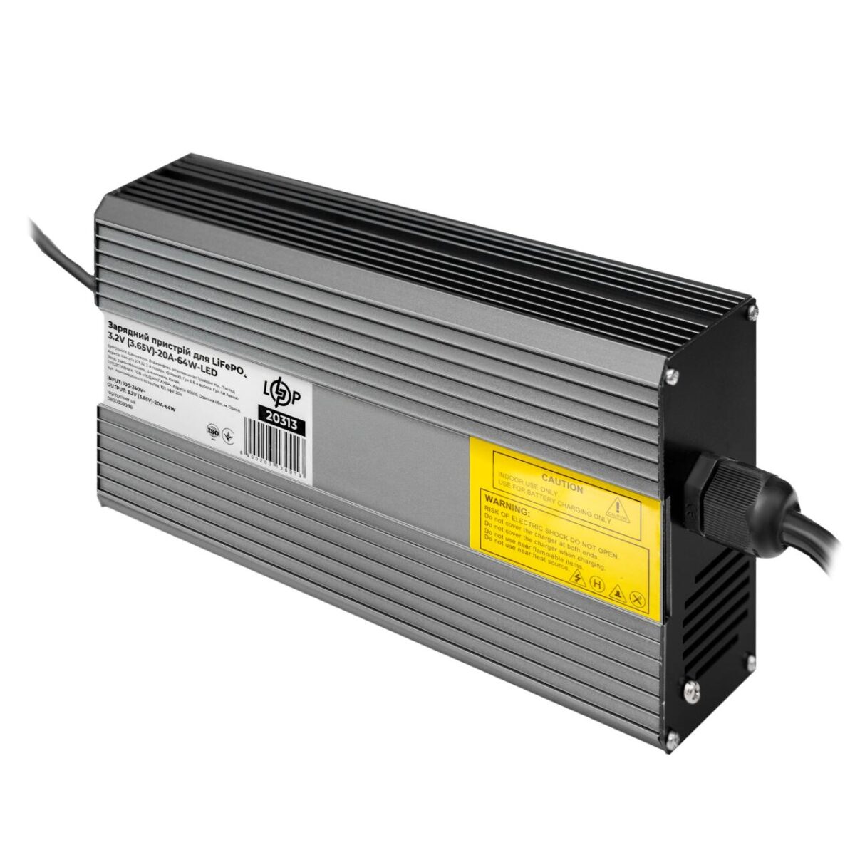 Зарядний пристрій до акумуляторів LiFePO4 3.2V LogicPower (3.65V)-20A-64W-LED Уцінка - Зображення 3