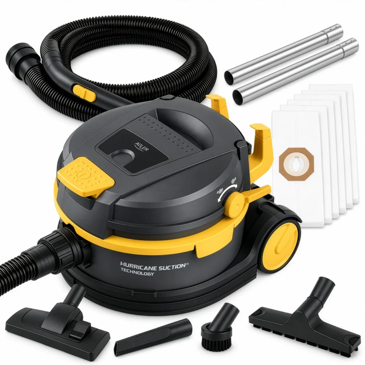 Пилосос мішковий Adler AD 7098 HEPA 13, 20 000 Па - Зображення 9
