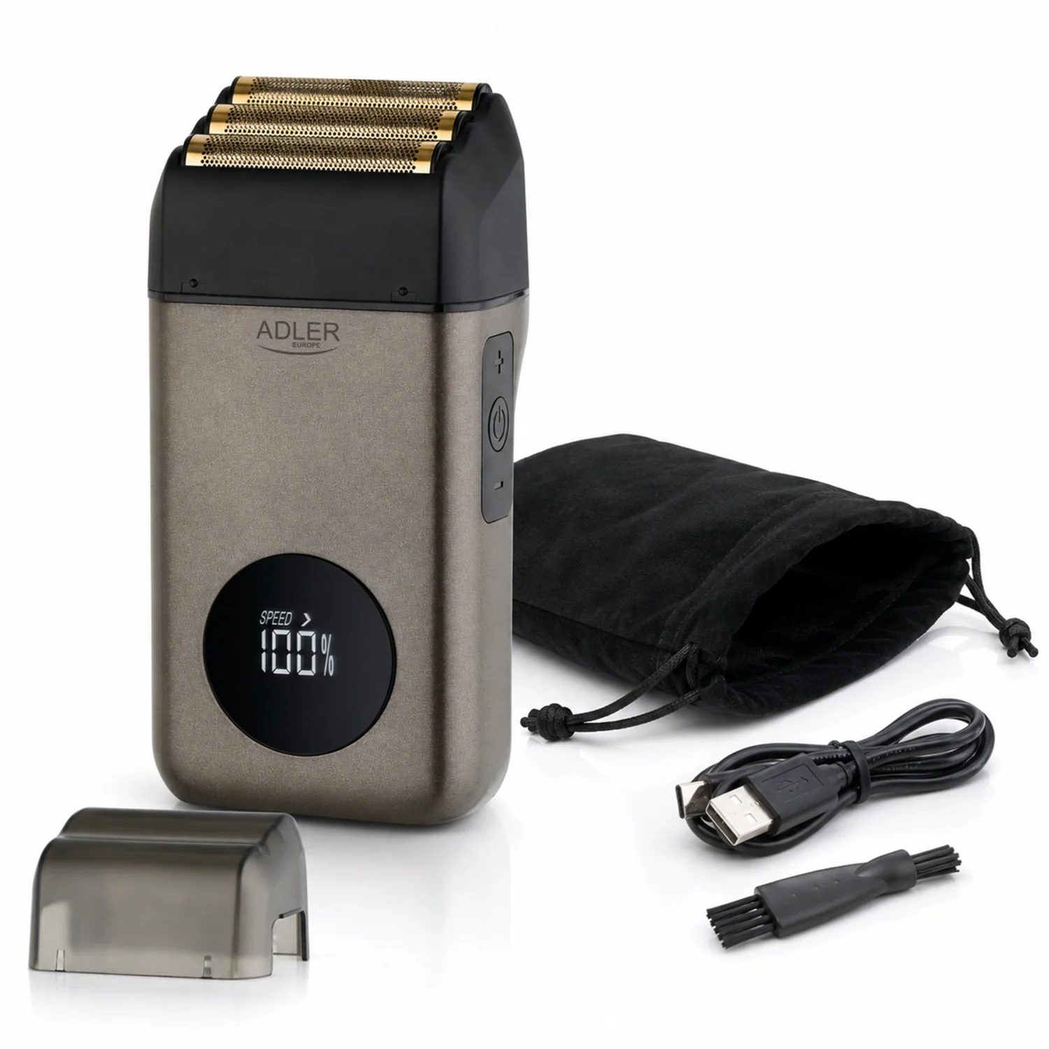 ff5b41b31a0346109aa1c1e35ae90601 Електробритва Adler AD 2951 USB-C, 3 швидкості, 120 хв - Зображення 1